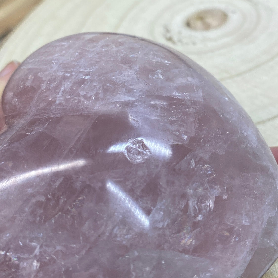 Grand cœur Quartz rose