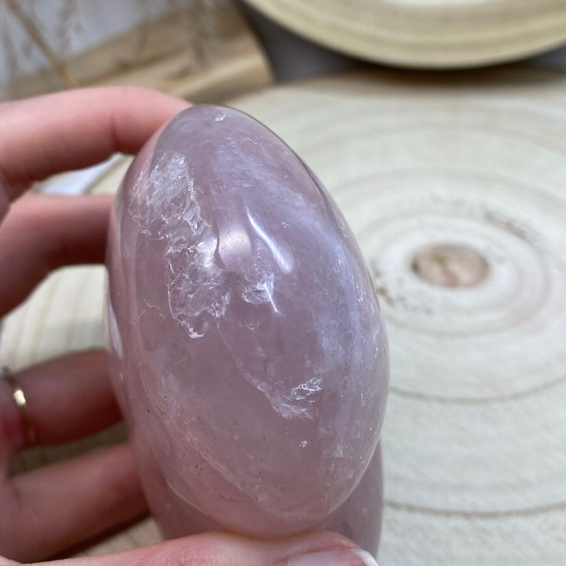 Grand cœur Quartz rose